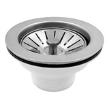 Válvula Americana Ralo Dreno Metal Inox 3 1 2 Cuba Cozinha