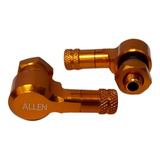 Valvula Bico Pneu Esportivo Moto Anodizado 90 Graus 21385