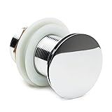 Válvula Click 1 1 4 Inox Ralo Para Cuba Vidro Louça Banheiro