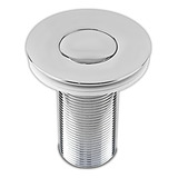 Válvula Click Cromada Ralo Inowar Pia Lavatório Cuba Aço Inox 7 8 Banheiro Lavabo Aperta Botao Metal Prateado Vidro Louça Soft Up Inteligente Escoamento Veda Cheiro Luxo Redondo Tanque