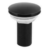 Valvula Click Inox Preto 7 8 Cubas Vidro Porcelana Embutir
