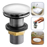 Válvula Click Luxo Inteligente Inox Cuba Banheiro 7 8 Kit 10