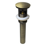 Válvula Click Vintage Retrô Bronze Antigo Pia lavabo cuba