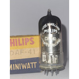 Válvula Daf41 Philips Rimlock Rádio Antigo Europeu