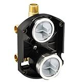 Válvula De Desviador E Chuveiro Integrada R22000 Compatível Com Kit De Acabamento De Válvula Desviadora Integrada De Configuração D 3 Ou 6 Configurações Construção Em Latão
