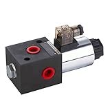 Válvula De Desviador Seletor De Solenoide Hidráulico Para Controle De Fluxo De Carretel Direcional SAE 8 24V CC