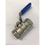 Válvula De Esfera Monobloco Em Aço Inox 1 4