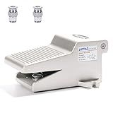 Válvula De Pedal De 3 2 Vias AirTac 3F210 08L Com Trava 1 4 PT Pneumático Tipo De Ação De Ar Controlado Pelo Pé Interruptor Normalmente Fechado Borracha Antiderrapante 2 Posições 3 Vias