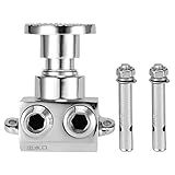 Válvula De Pedal único De Montagem No Piso Garosa- Válvula De Interruptor De Controle De Pedal De Cobre De Rosca G1-2 Para Torneira De água De Fábrica De Laboratório De Hospital- Torneira De Lavatório