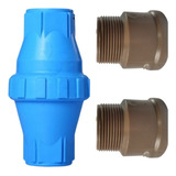 Valvula De Retenção De Agua 3 4 Roscável Com Adaptador Curto