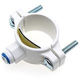 Válvula De Sela De Drenagem Adaptador De Tubo De Mangueira De Conexão Rápida De 1 10 2 Cm Para Sistema De Osmose Reversa FDXGYH Branco 