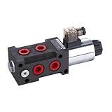 Válvula Desviadora Seletora De Solenoide Hidráulica 6 Portas Tamanho SAE 10 SVK 10 24V CC