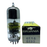 Válvula Eltrônica 6bx6 Sylvania Pré Amp E Rf New Old