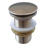 Válvula Escoamento Lavatório Inox Cromada Click 1 1 4 Flvx