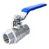 Válvula Esfera 1 2 Pol  Bsp Aço Inox 304 Com Vedação Ptfe
