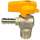 Válvula Esfera 90 Angular Rdz De 1 2 M X 3 8 Bm Borboleta