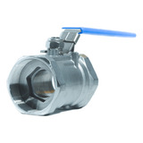 Válvula Esfera Monobloco Aço Inox 316 Rosca Bsp Ø 1 1 2