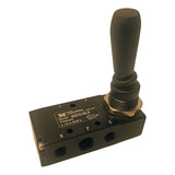 Válvula Joystick Pneumatica 5 2 Vias Alavanca Mola 1 4