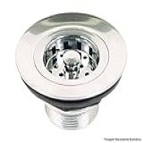 Válvula Para Pia Americana ABS 3 1 2 Pol Com Reservatório