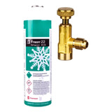 Válvula Perfuradora Refil Gás Refrigerante R22 1kg Ar Cond