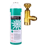 Válvula Perfuradora Refil Gás Refrigerante R22 1kg Ar Cond