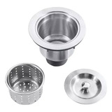 Valvula Pia Luxo Coz 4 1 2 Inox C Cesto Removível Ralo Pia