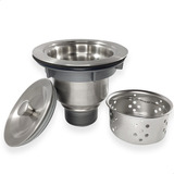 Valvula Ralo Para Cuba Salao De Cabeleireiro Pia 4 1 2 Inox