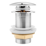 Válvula ralo Tanque Metal Click Cromado 1 1 4 D inox