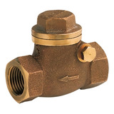 Valvula Retenção Horizontal Portinhola 1 Bronze Docol