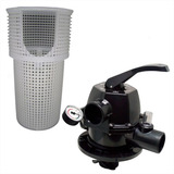 Válvula Seletora Nautilus 6 Vias Piscina Filtro Pré filtro