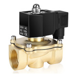 Válvula Solenoide 1 Polegada Nf 80 c 2 2 Água óleo ar 220vca