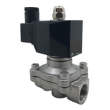 Válvula Solenoide 2 2 Vias Rosca 1 2 Nf Inox 304 Viton 24dc