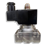 Válvula Solenoide 2 Vias Normal Fechada 1 1 4 Aço Inox 220v