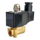 Válvula Solenoide Elétrica 2 Via 1 4 Gás Água Ar Óleo
