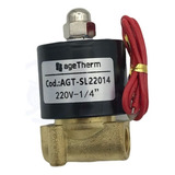 Válvula Solenoide Forno Fritadeira Água Óleo Ar Gás 1 4 220v