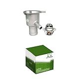 Valvula Termostática E Tampa Alumínio VT438 89 Prata M T E