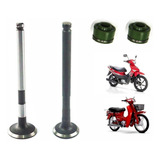 Válvulas Admissão Escape Retentor Traxx Star Sky Moby 50cc