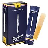 Vandoren Palhetas Tradicionais CR102 Bb Clarinete Força 2- Caixa Com 10