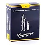 Vandoren SR234 Sopranino Sax Tradicional Palhetas Resistência 4 Caixa Com 10
