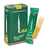 Vandoren SR302 Soprano Sax JAVA Palhetas Strength 2- Caixa Com 10