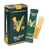 Vandoren SR712 Soprano Sax V16 Palhetas Força 2- Caixa Com 10