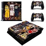 Vanknight Adesivo De Vinil Fino PS4 Slim Skins Para Controle PS4 Basketball Goat James KB Playstation 4 Para Playstation