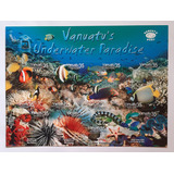 Vanuatu Oceanos Fauna Marinha Bloco Mint C 12 Selos 2004
