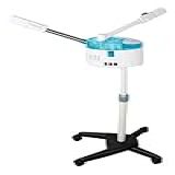 Vaporizador De Ozônio Quente Frio Capilar Facial C Pedestal Ajustável Em Altura Tratamento Cabelo Pele E Barba