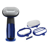 Vaporizador De Tecidos E Ferro De Passar Extream Steam Cor Azul E Preto 127v