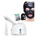 Vaporizador Facial Capilar Portátil 50 Máscaras Desidratada