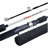 Vara De Carretilha Piau 25 Lbs 1 83m 2 p Jau Pesca Cor Branco preto
