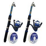 Vara De Pesca Telescópica Para Molinete Albatroz Smart 1 7m X 95g Media Com Resistência De 3 6 Lbs