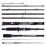 Vara P Carretilha Albatroz Albacora 2 40m 50lb 2p Lançament