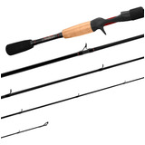 Vara P Carretilha Carbon Tech 582bc 5 12lbs 2p Saint Plus Cor Preto